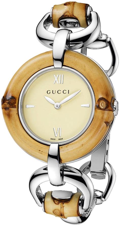 gucci bamboo ladies watch|vintage gucci bamboo watch.